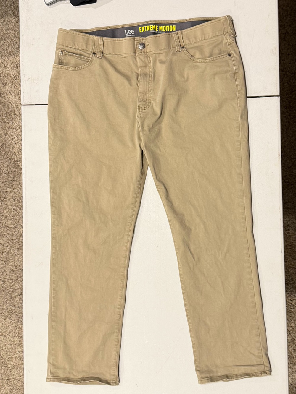 Lee Straight Fit Tan Pants 40x30